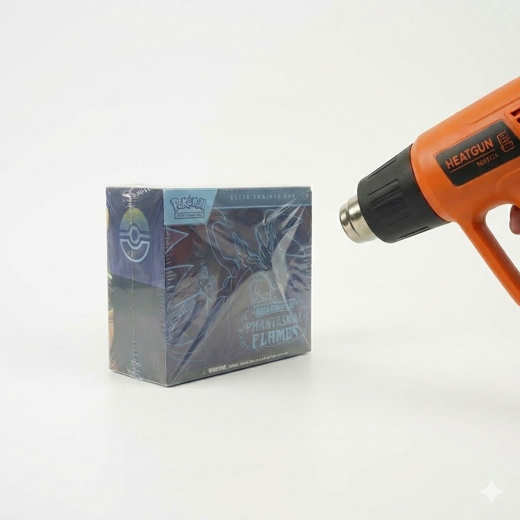 heating etb shrink wrap bag step